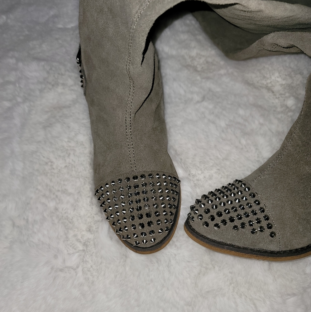 Kelsi Dagger Spiked Knee-High Boot - Picture 3 of 9